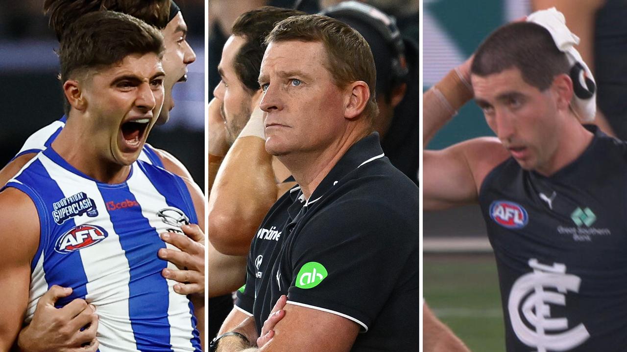 AFL results 2026, North Melbourne Kangaroos v Carlton Blues, Round 4