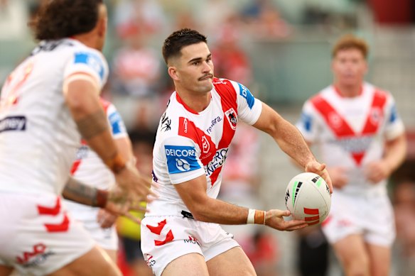 Daniel Atkinson will move to five-eighth against Manly.