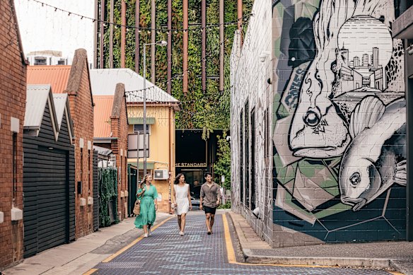 Brisbane’s Fish Lane, a once underused space, is today a “lush and active” civic space.