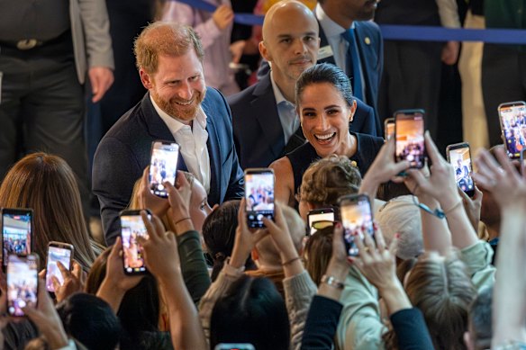 The Duke and Duchess of Sussex kicked off their visit to Australia at the Royal Children’s Hospital on Tuesday. 