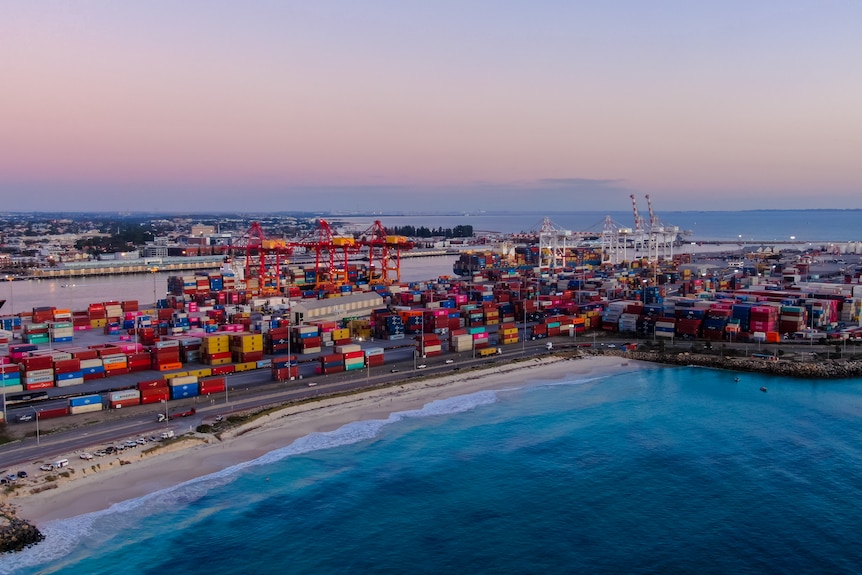 Fremantle Port at Dusk