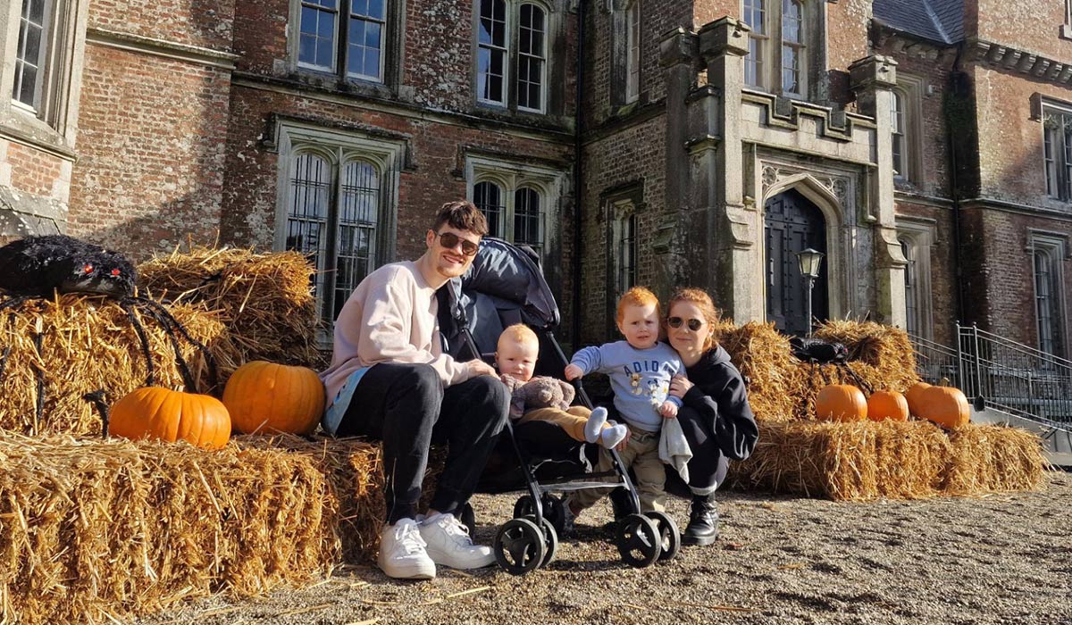 Leah O'Halleron and her family. Pic: Provided