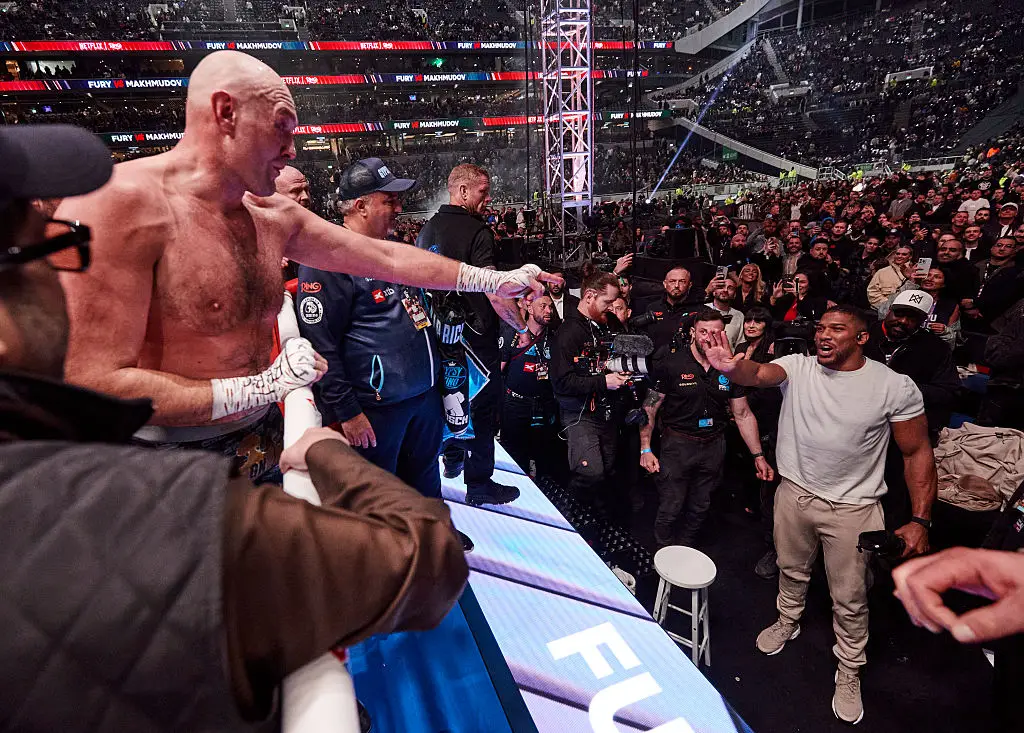 Joshua and Fury are expected to fight later this year. (Image: Mark Robinson/Getty Images)