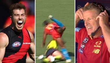 Live AFL 2026, Gold Coast Suns vs Essendon Bombers Round 6