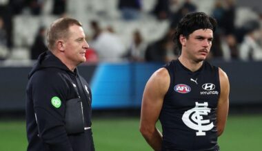 Carlton footballer Elijah Hollands’ AFL career in doubt as probe into concerning game begins