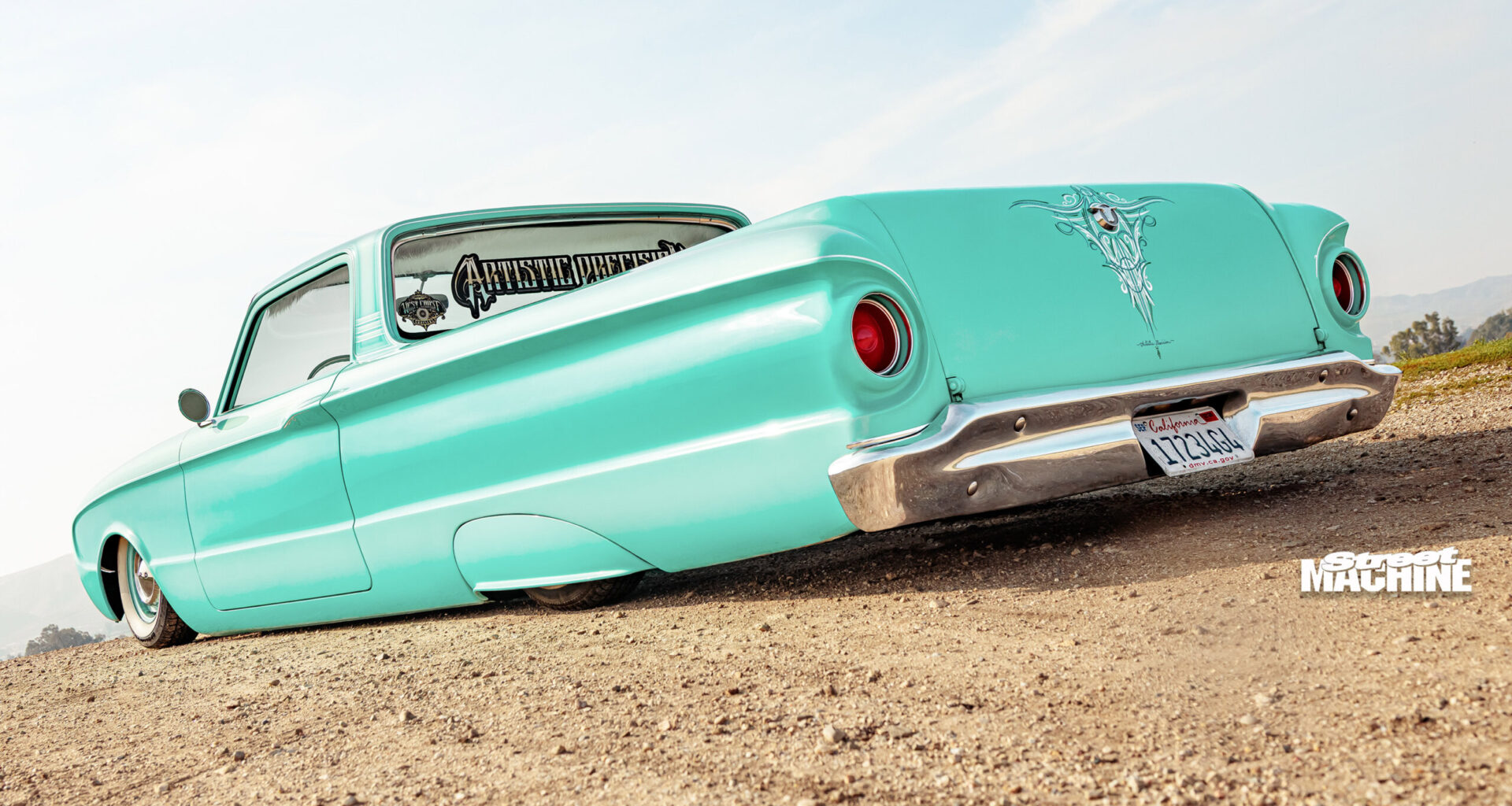 Adam Porrino’s slammed custom 1960 Ranchero