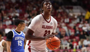 Alabama transfer Aiden Sherrell.
