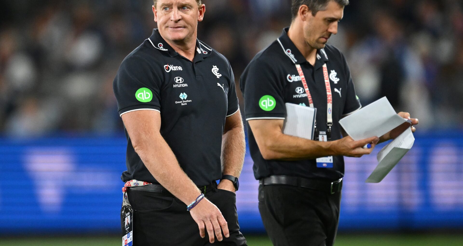 Voss 'absolutely' safe as Blues coach for Gather Round