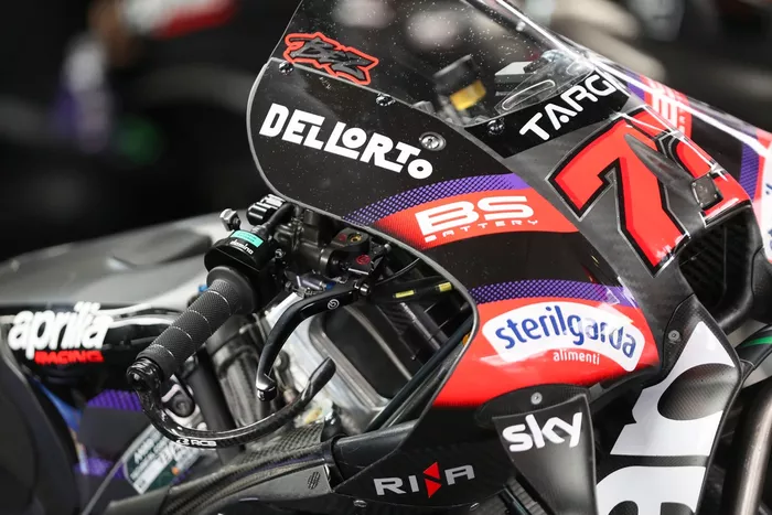Aprilia Racing bike detail