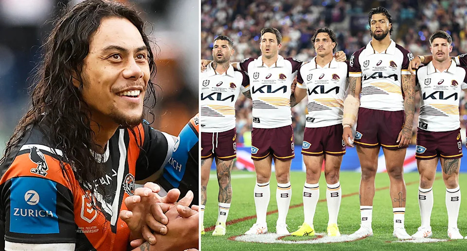 Jarome Luai, Ben Hunt and Adam Reynolds.