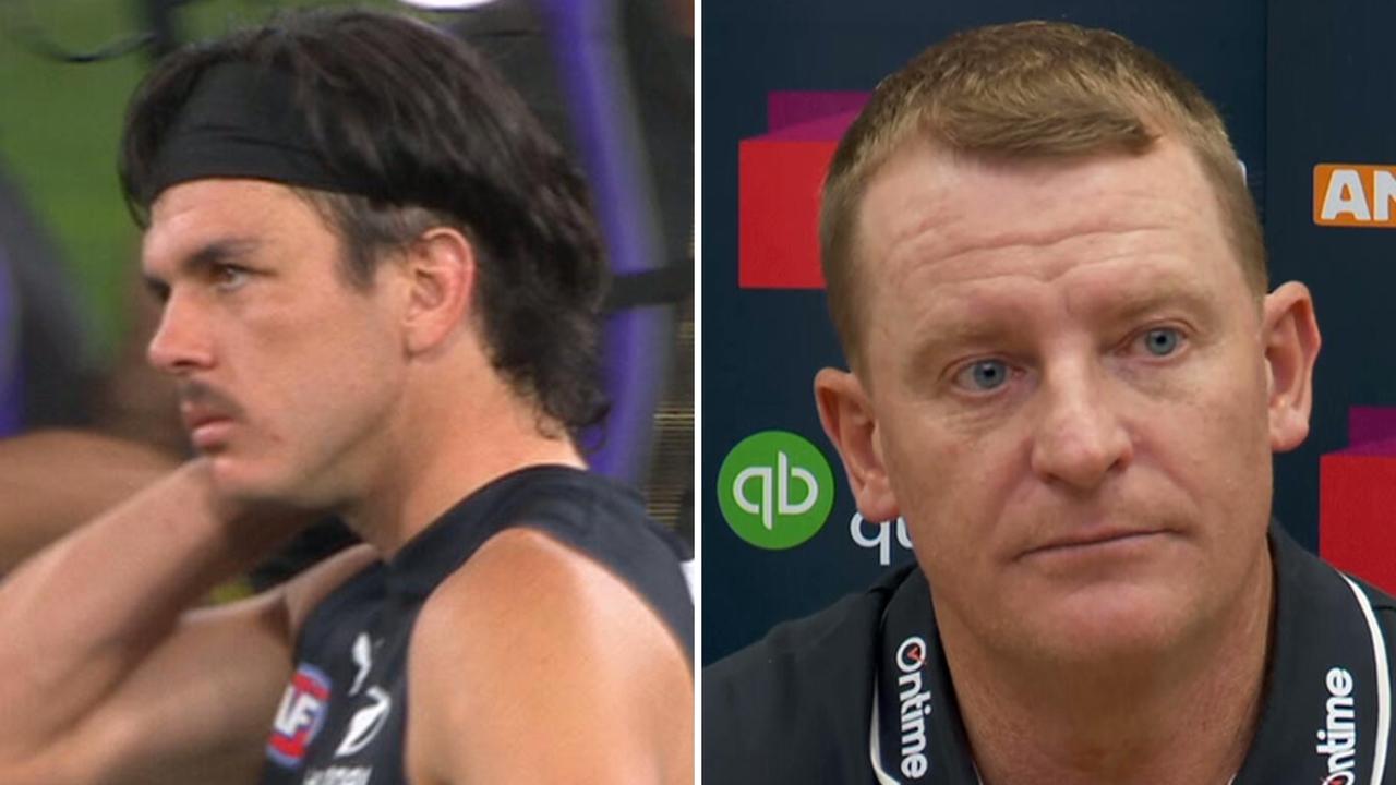 Carlton’s Elijah Hollands let people down in Collingwood loss, ‘in an altered state’, video, what happened, latest news
