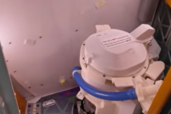 The $US30 million ($43.4 million) Universal Waste Management System on Orion took years to develop. 