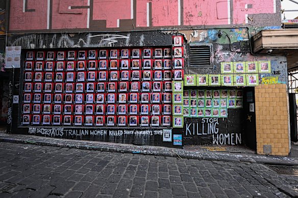 The mural in Hosier Lane before its removal.