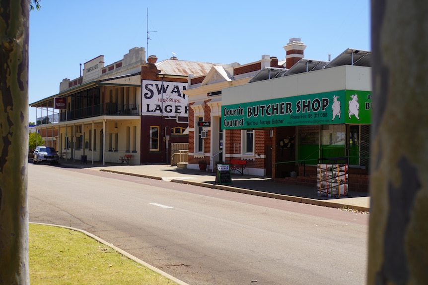 The main street in Dowerin.