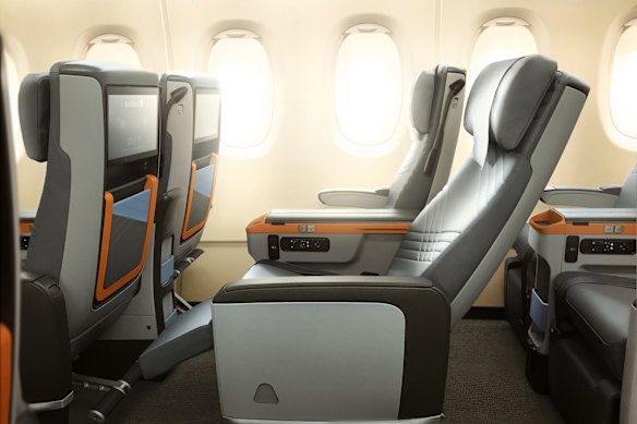 Singapore Airlines’ premium economy class.