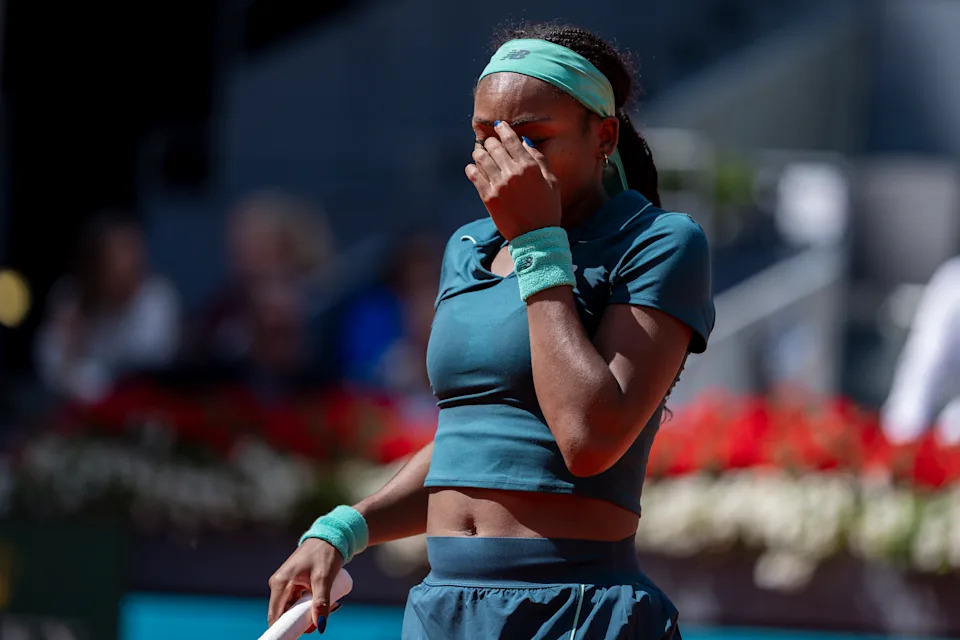 Coco Gauff at the Madrid Open.
