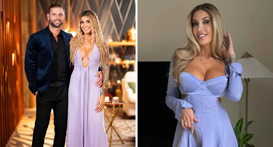 Gia Fleur said her new boyfriend was 'manly' in comparison to TV husband Scott McCristal. Source: Married At First Sight/Gia Fleur