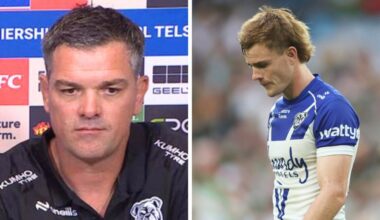 ‘Turn up with that c**p’: Dogs coach fumes