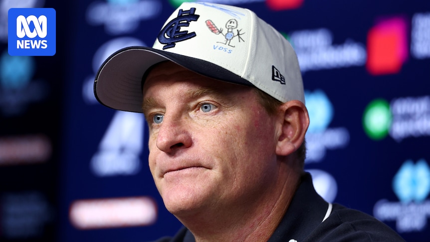 Blues AFL coach Michael Voss unfazed about speculation over his future after Kangaroos loss