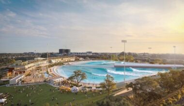 Perth Surf Park construction begins on $120m project, Chris Hemsworth promised as first waves opening day star