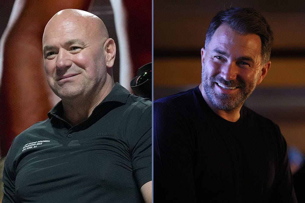 Eddie Hearn: 'Old p*ssy' Dana White backed out of boxing match