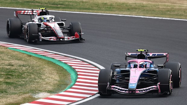 Franco Colapinto and Oliver Bearman at Suzuka Circuit.