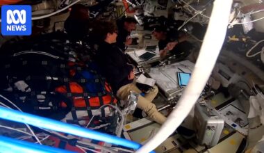 VIDEO: Artemis II crew suggests unnamed lunar craters be named Integrity and Carroll. - Australian Broadcasting Corporation