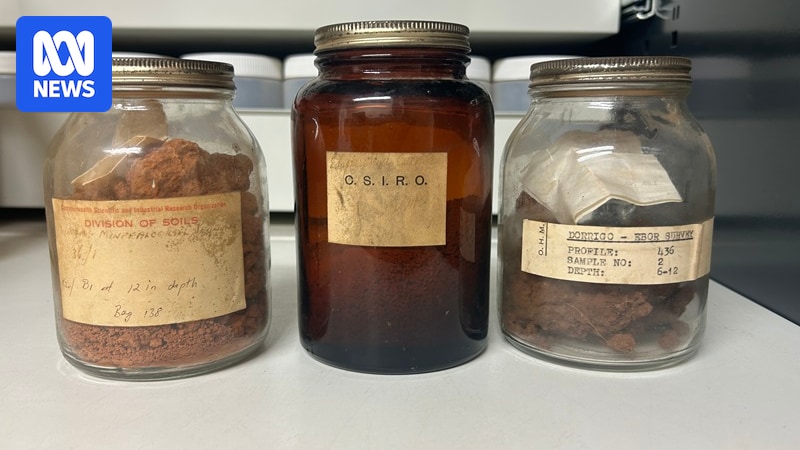 What 100 years of Australian soil samples in our national archive can tell us about our history and future