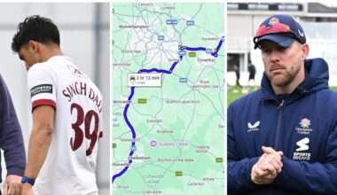 County Cricket’s injury sub rule faces more backlash after Lancashire player forced to take Uber across country, social media reactions