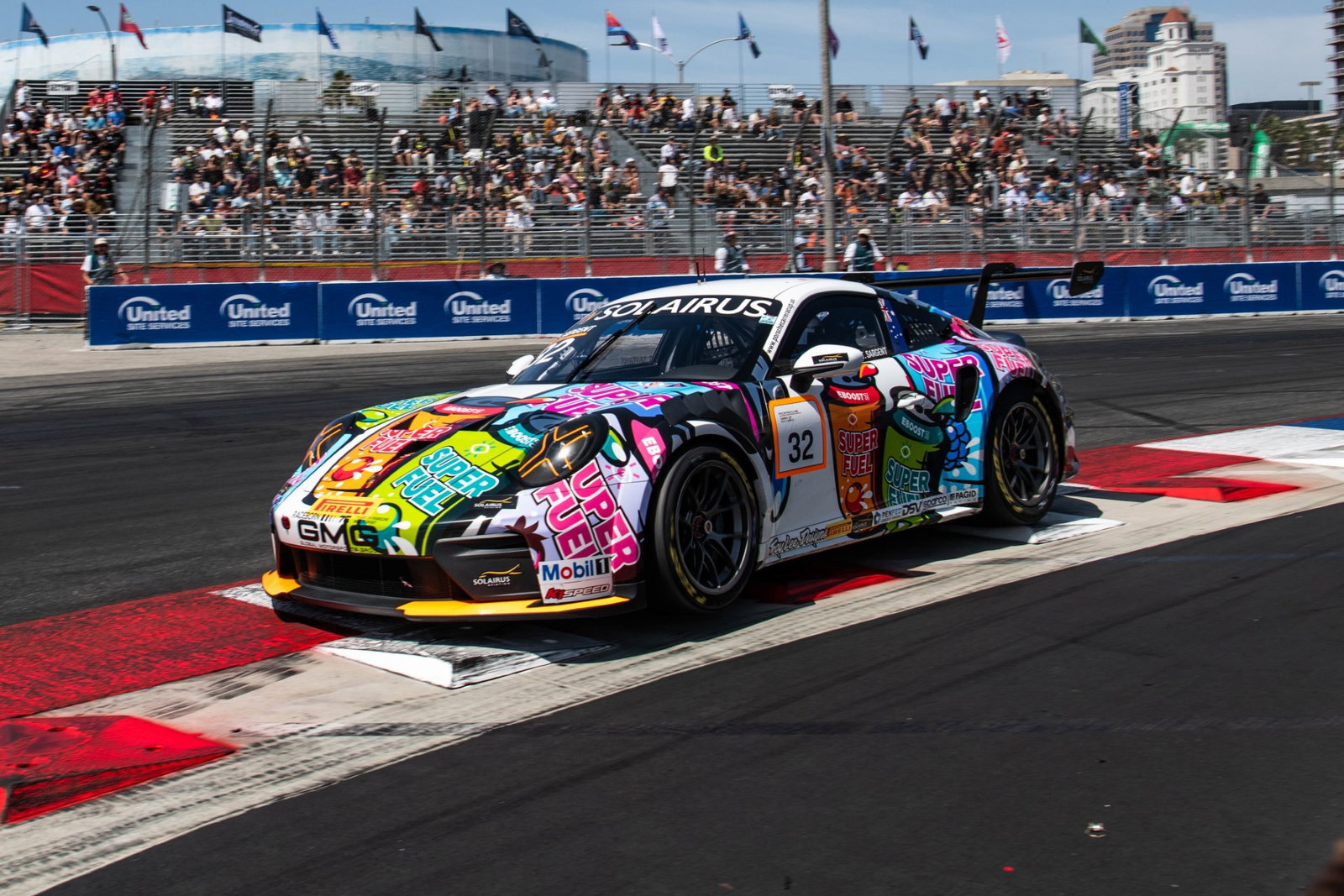 Tom Sargent during Porsche Carrera Cup North America at Long Beach.