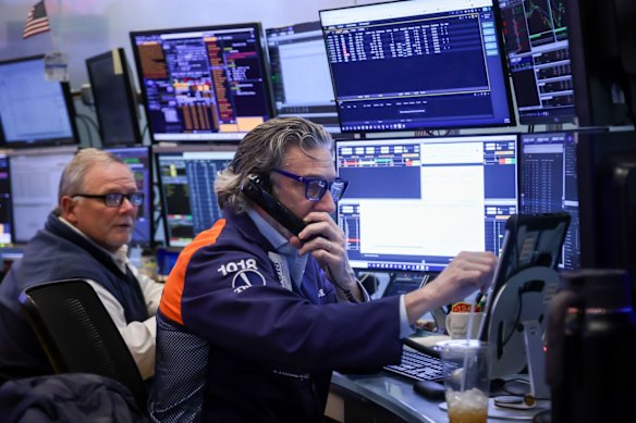 Australian investors were weary as Wall Street started the week in the red.