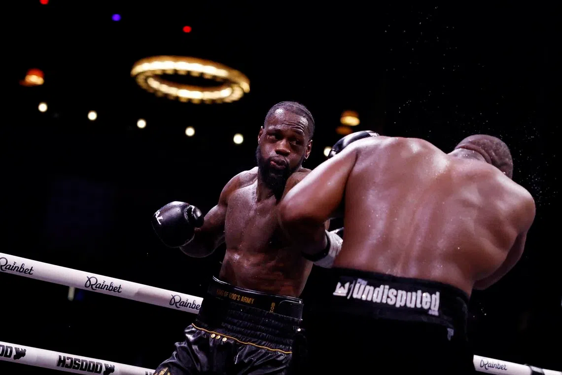 Boxing-Wilder calls out Joshua after win over Chisora