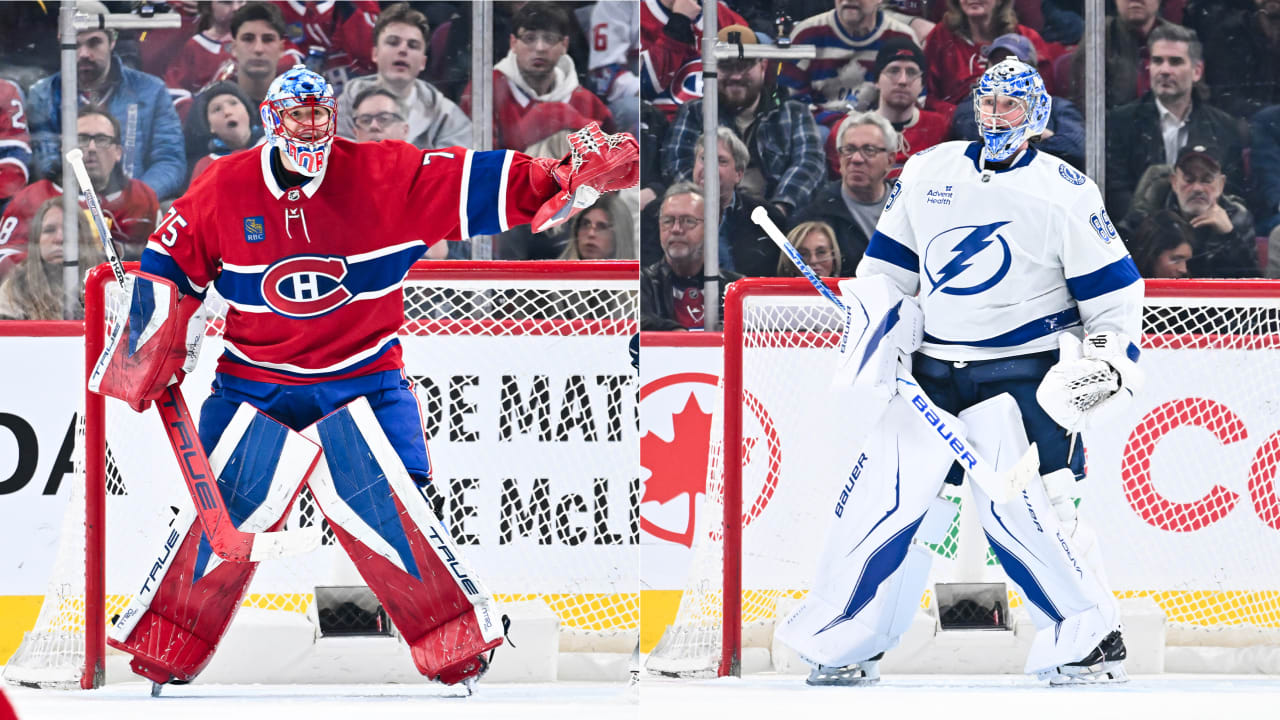 Goaltending ‘big part’ of Canadiens-Lightning series in Eastern 1st Round