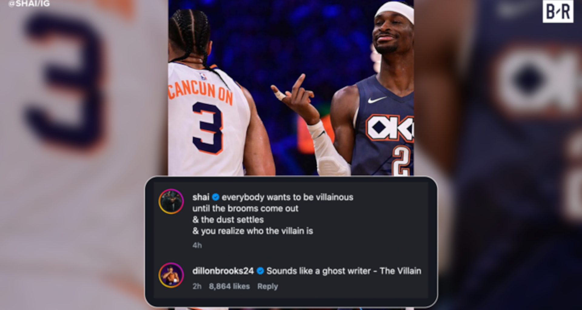 SGA Trolls Dillon Brooks With 'Cancun on 3' Photo After Thunder Sweep Suns in 2026 NBA Playoffs