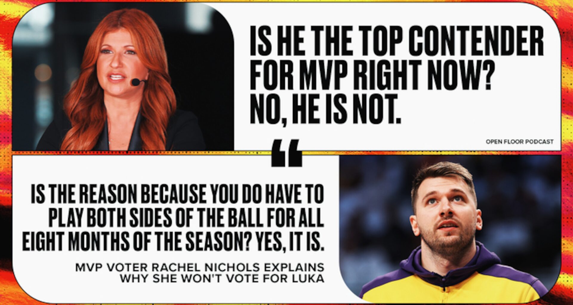 NBA MVP Voter Explains Why Lakers' Luka Doncic Won't Get Their 1st-Place Vote