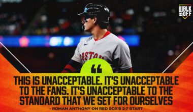 Roman Anthony Calls Out Red Sox's 'Unacceptable' Performance to Start 2026 MLB Season