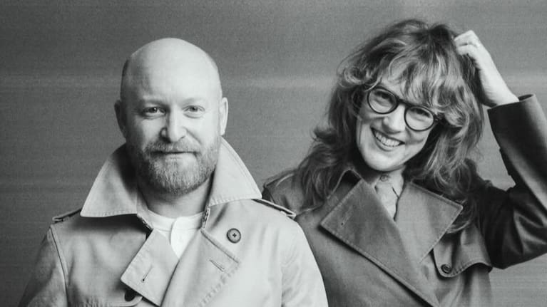 Byron Coll (left) and Kate Prior.