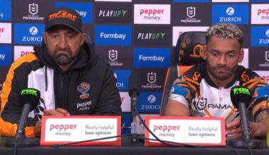 Benji Marshall press conference, Api Koroisau, Wests Tigers vs Brisbane Broncos, Round 7