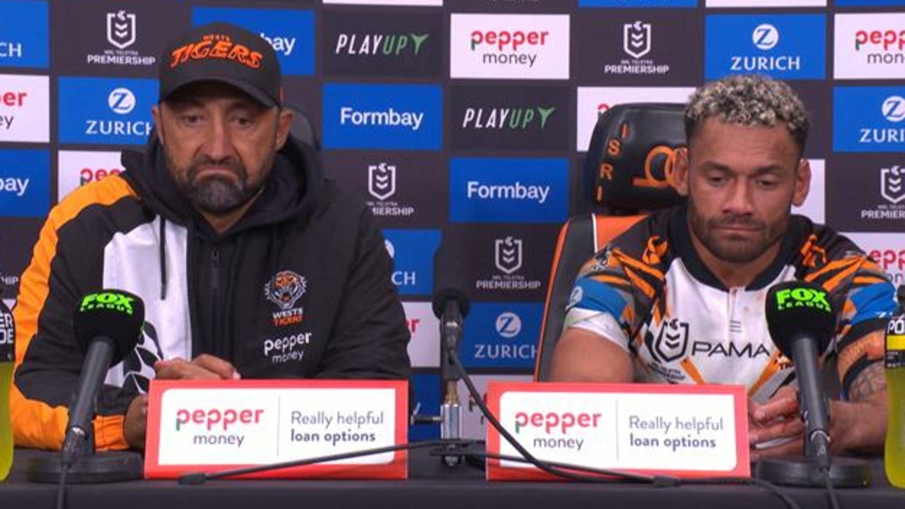 Benji Marshall press conference, Api Koroisau, Wests Tigers vs Brisbane Broncos, Round 7