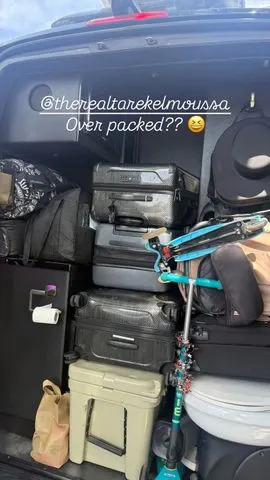 Heather Rae El Moussa shows off family's packed vanCredit: Heather Rae El Moussa/Instagram