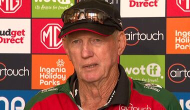 Wayne Bennett gives advice to Benji Marshall on referee criticism, hip drop controversy