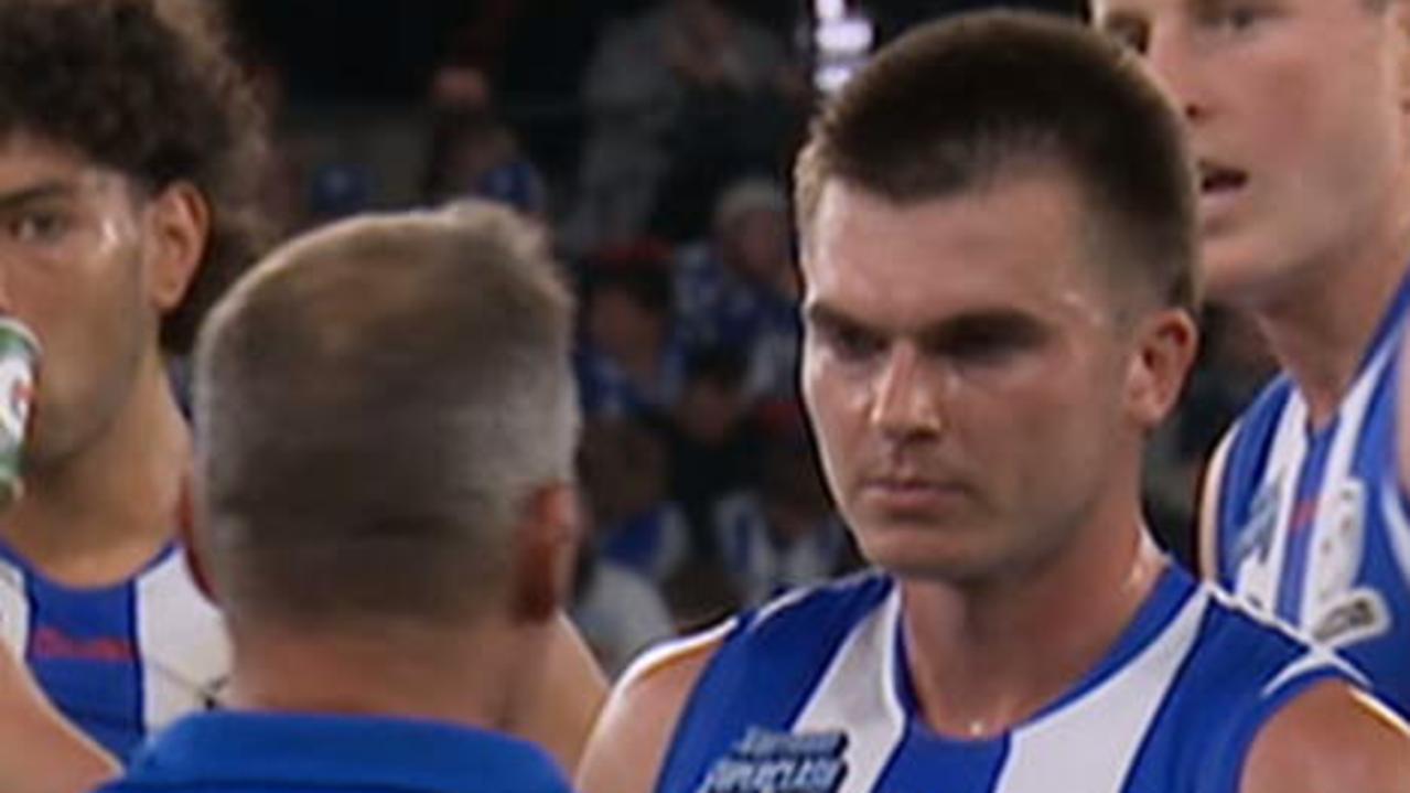 Alastair Clarkson spray to Colby McKercher, video, North Melbourne’s Good Friday win over Carlton, latest news