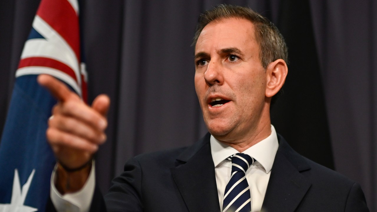 Treasurer Jim Chalmers. Picture: NewsWire / Martin Ollman.