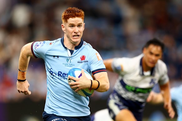 Sid Harvey on the charge against the Blues.