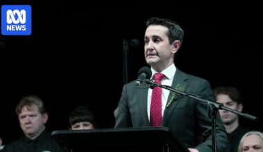 Qld Premier David Crisafulli attends Anzac Day event with no Acknowledgement of Country