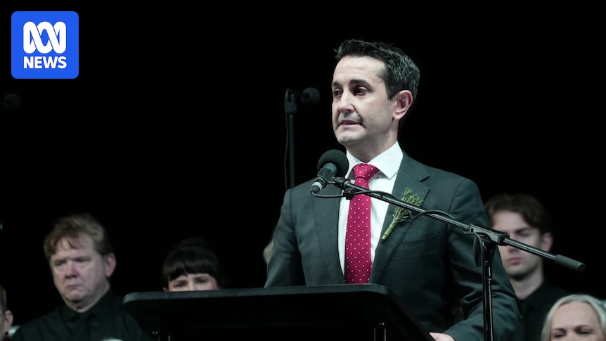 Qld Premier David Crisafulli attends Anzac Day event with no Acknowledgement of Country