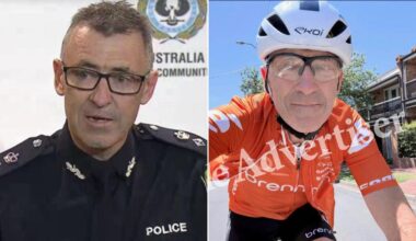 South Australian Police road safety chief Shane Johnson sparks probe with cycling selfie
