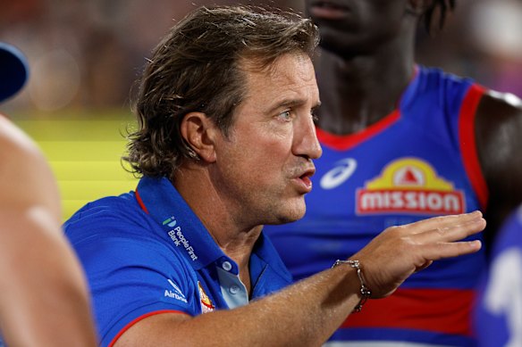 Western Bulldogs coach Luke Beveridge.