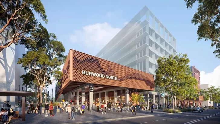 Burwood North station.