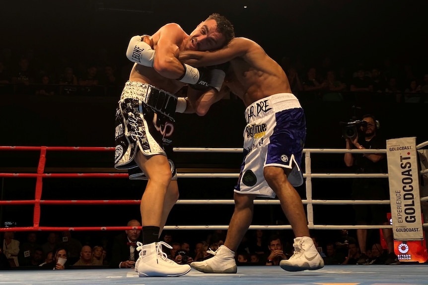 Jason Moloney grapples